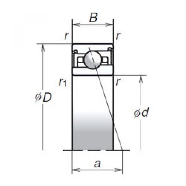 angular contact thrust bearings 35BER29HV1V NSK #5 image