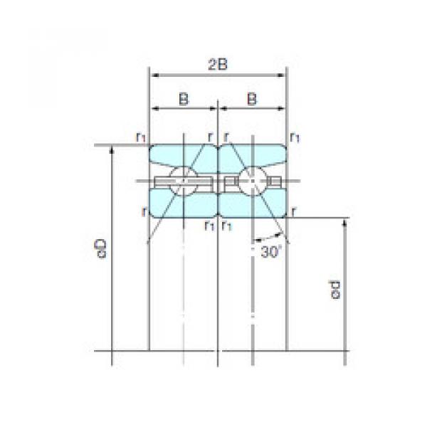 angular contact thrust bearings 105TAH10DB NACHI #5 image