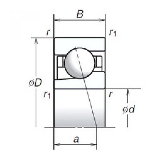 angular contact ball bearing installation 7BGR10H NSK #1 image