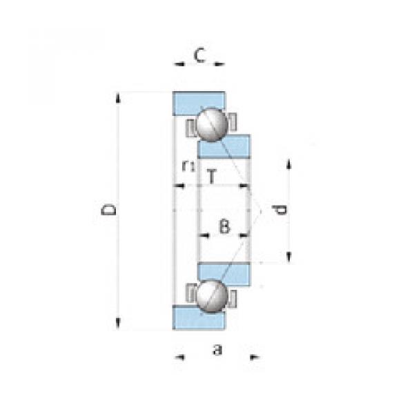 angular contact ball bearing installation BA180-4BWSA NSK #1 image