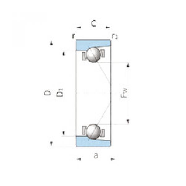 angular contact ball bearing installation ACS0304-2 KOYO #1 image