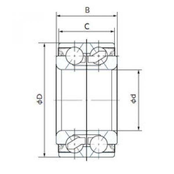 angular contact thrust bearings 40BVVS6-2NSL NACHI #5 image