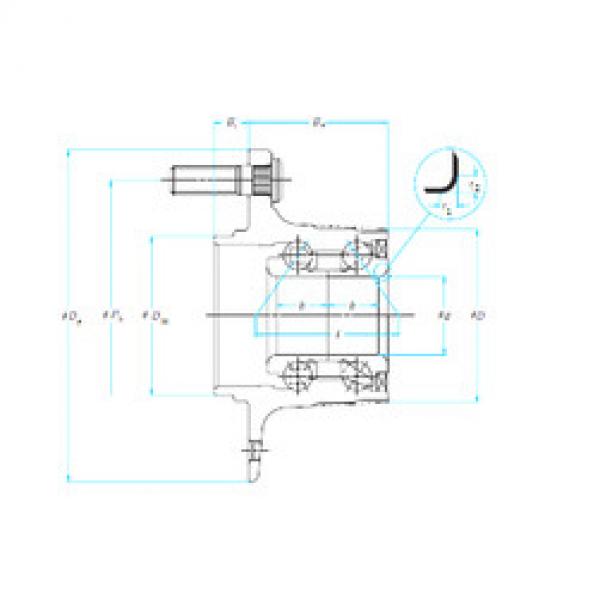 angular contact thrust bearings 27BWK06 NSK #5 image