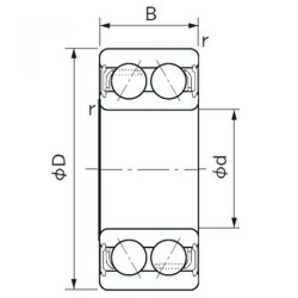 angular contact thrust bearings 5200-2NS NACHI #5 image