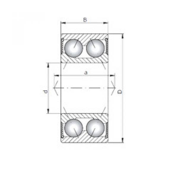 Angular Contact Ball Bearings 3217-2RS CX #1 image