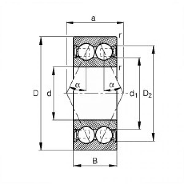 angular contact thrust bearings 30/6-B-2RSR-TVH FAG #5 image