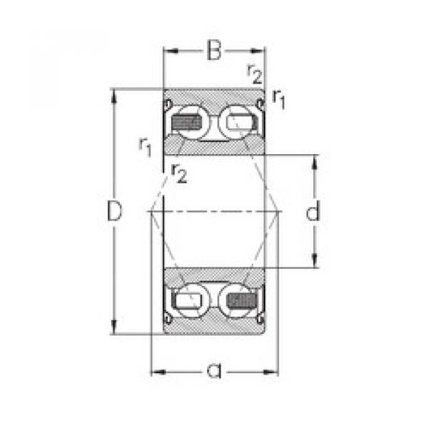 angular contact thrust bearings 3204-B-2Z-TV NKE #5 image