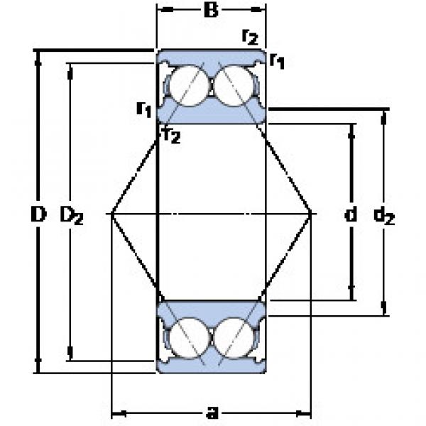 angular contact thrust bearings 3202 ATN9 SKF #5 image