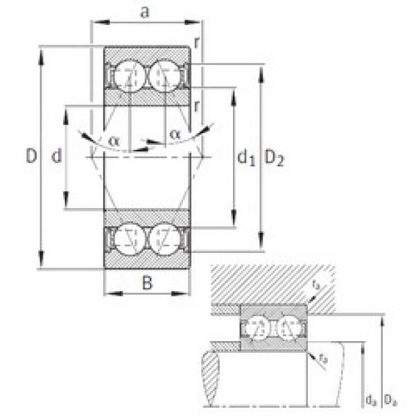 angular contact thrust bearings 3202-B-2RSR-TVH FAG #5 image