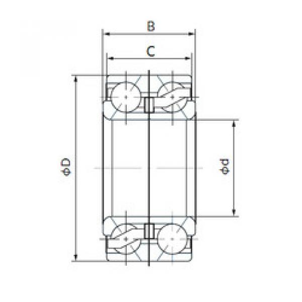 angular contact thrust bearings 32BVV07-7G NACHI #5 image