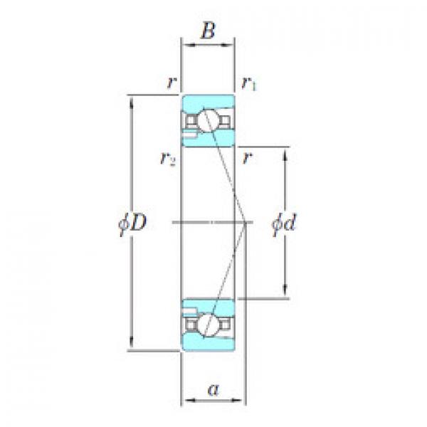 angular contact thrust bearings 3NCHAD007CA KOYO #5 image