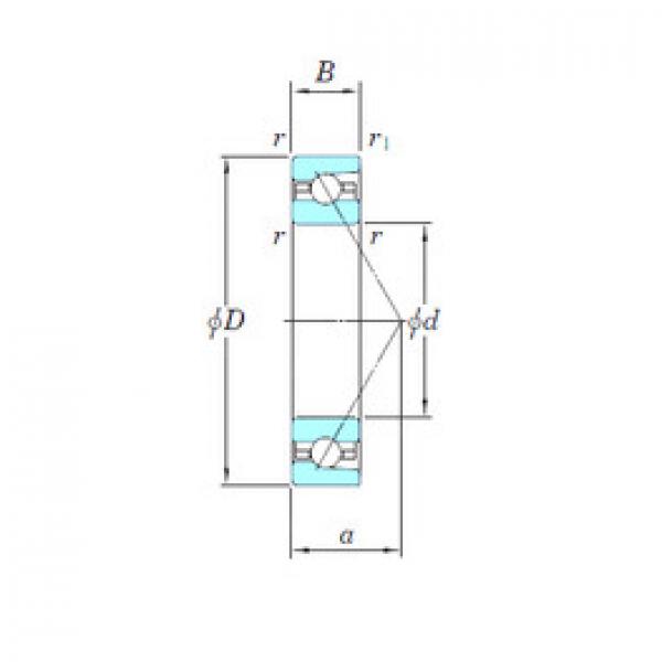 angular contact ball bearing installation HAR009 KOYO #1 image