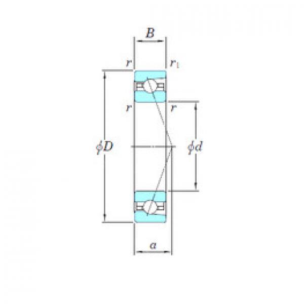 angular contact ball bearing installation HAR908CA KOYO #1 image