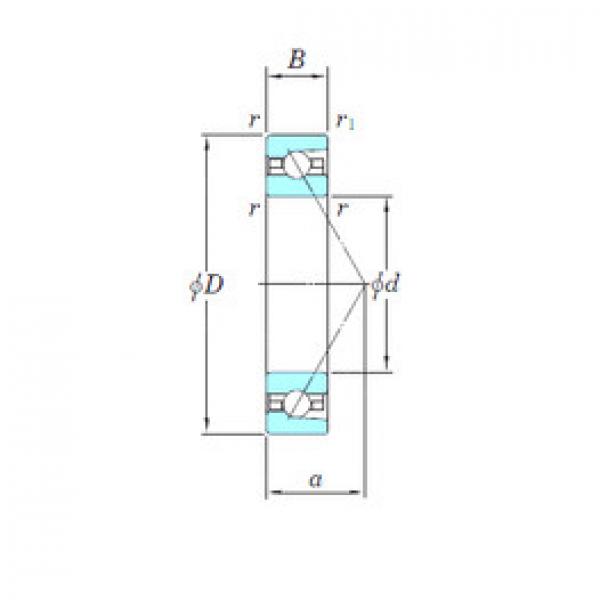 angular contact ball bearing installation HAR908 KOYO #1 image