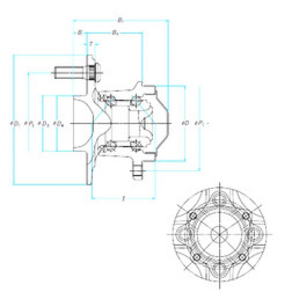 angular contact thrust bearings 49BWKH11 NSK #5 image