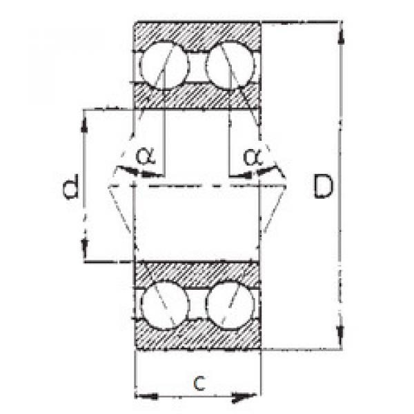 angular contact thrust bearings 5204 FBJ #5 image