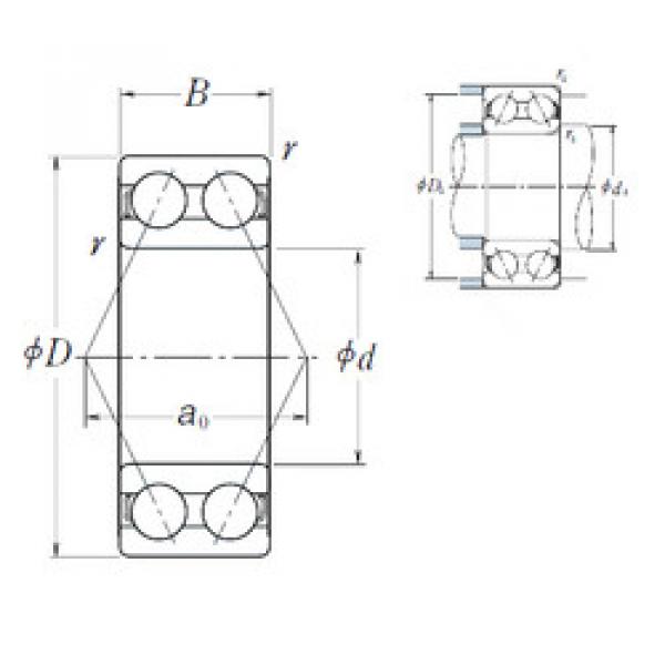 angular contact thrust bearings 5202 NSK #5 image