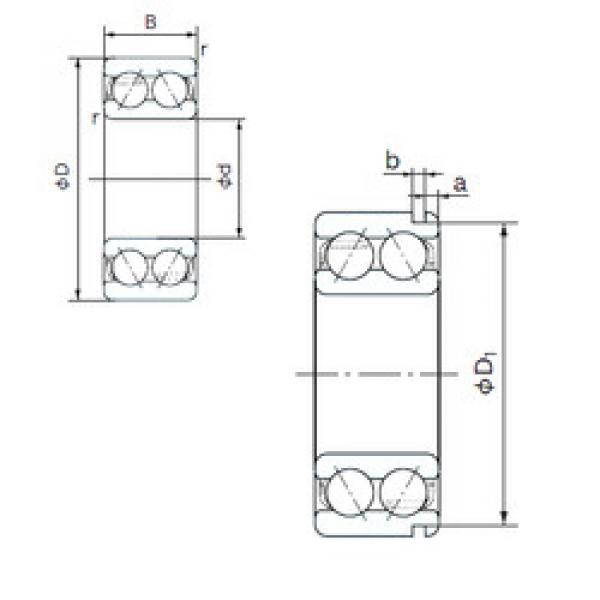 angular contact thrust bearings 5200N NACHI #5 image