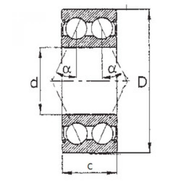 angular contact thrust bearings 5204ZZ FBJ #5 image