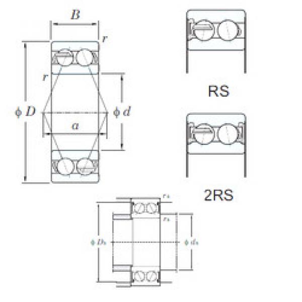 angular contact thrust bearings 5203-2RS KOYO #5 image