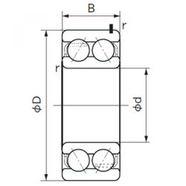 angular contact thrust bearings 5206S9 NACHI #5 image