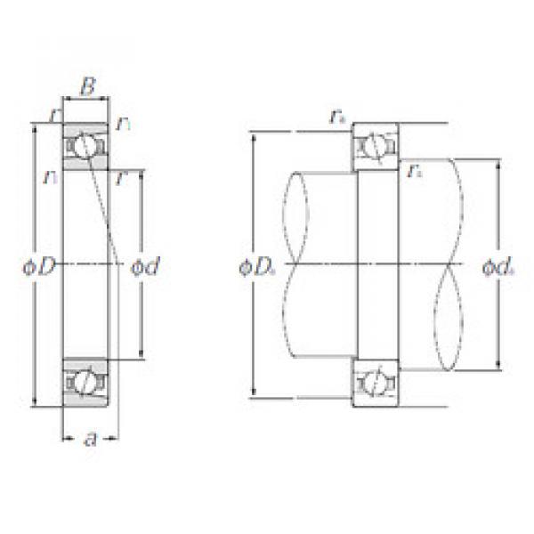 angular contact thrust bearings 5S-HSB011C NTN #5 image