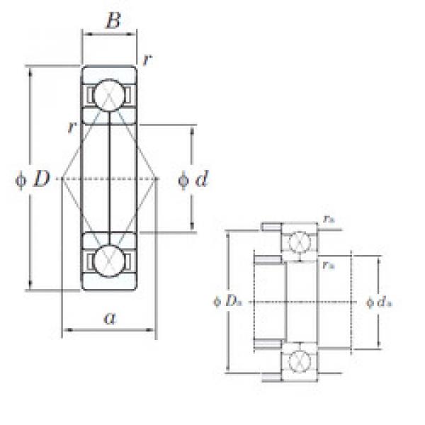 angular contact thrust bearings 6204BI KOYO #5 image