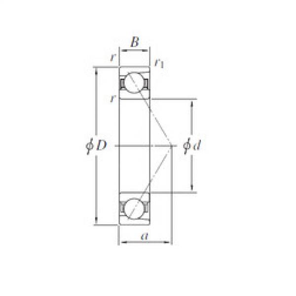 angular contact ball bearing installation AC3222B KOYO #1 image