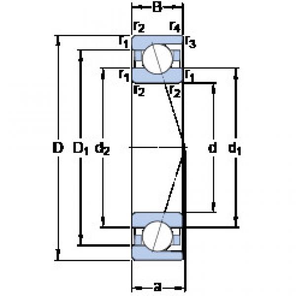 angular contact ball bearing installation 728 ACD/HCP4A SKF #1 image