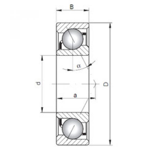 angular contact ball bearing installation 7301 A CX #1 image