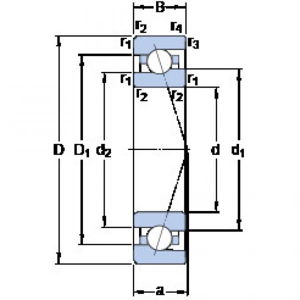 angular contact thrust bearings 7000 ACE/P4A SKF #5 image