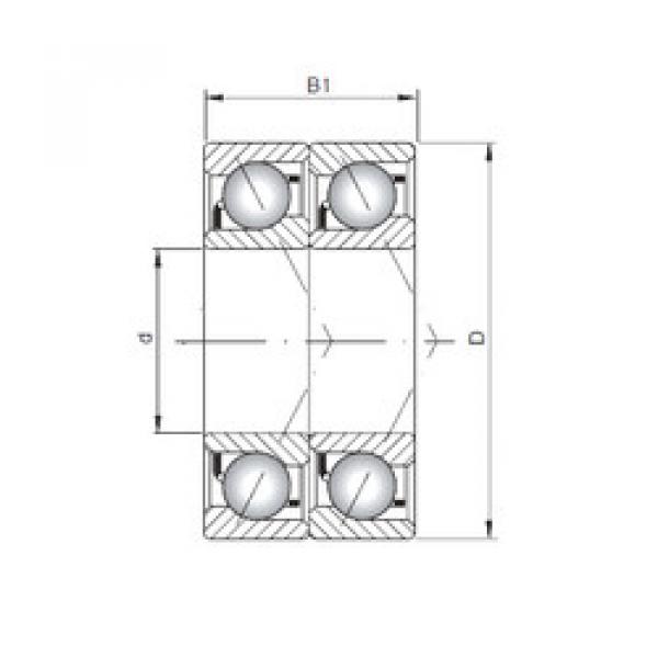 angular contact ball bearing installation 7303 B-UD CX #1 image