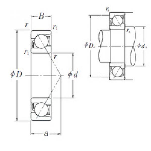 angular contact ball bearing installation 7200 A NSK #1 image