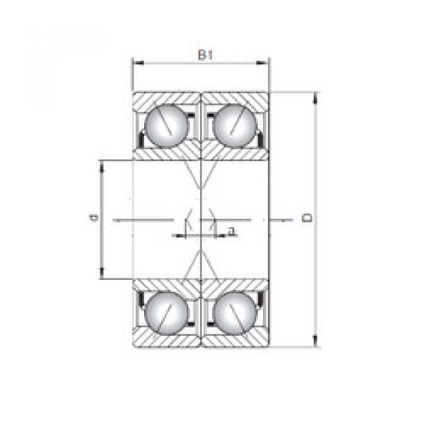 angular contact ball bearing installation 7303 ADF ISO #1 image