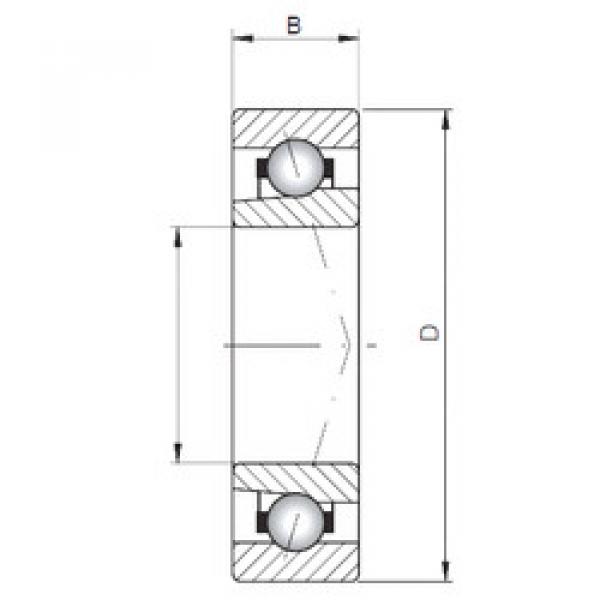 Angular Contact Ball Bearings 71818 ATBP4 CX #1 image