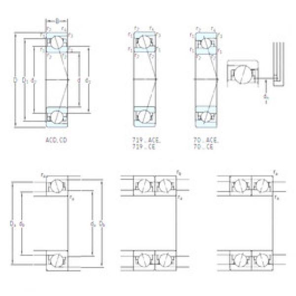 Angular Contact Ball Bearings 719/9 ACE/P4A SKF #1 image