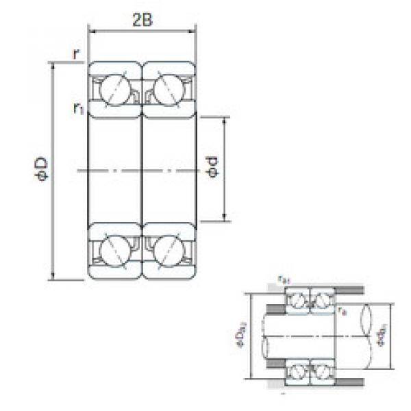 angular contact ball bearing installation 7300BDB NACHI #1 image