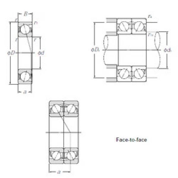 angular contact ball bearing installation 7301BDF NTN #1 image