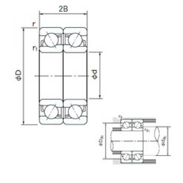 angular contact ball bearing installation 7300CDF NACHI #1 image