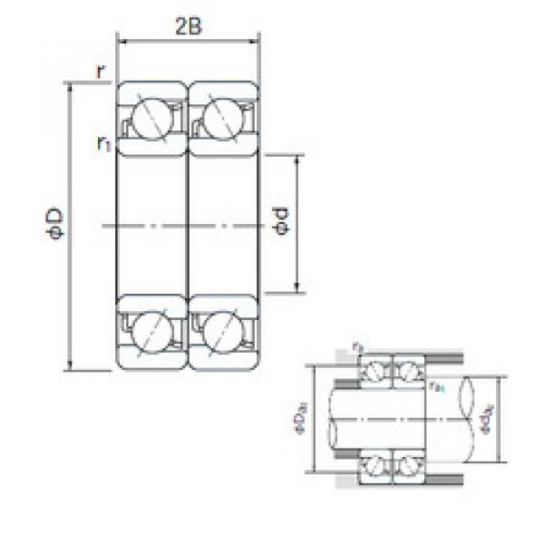 Angular Contact Ball Bearings 7200DT NACHI #1 image