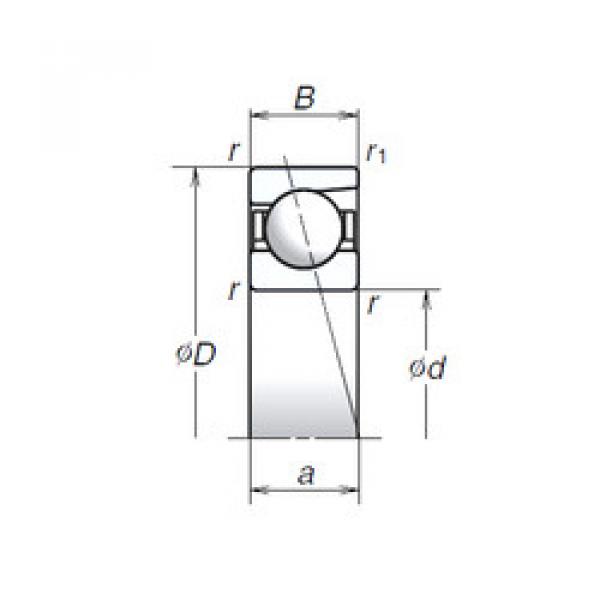 angular contact ball bearing installation 726C NSK #1 image