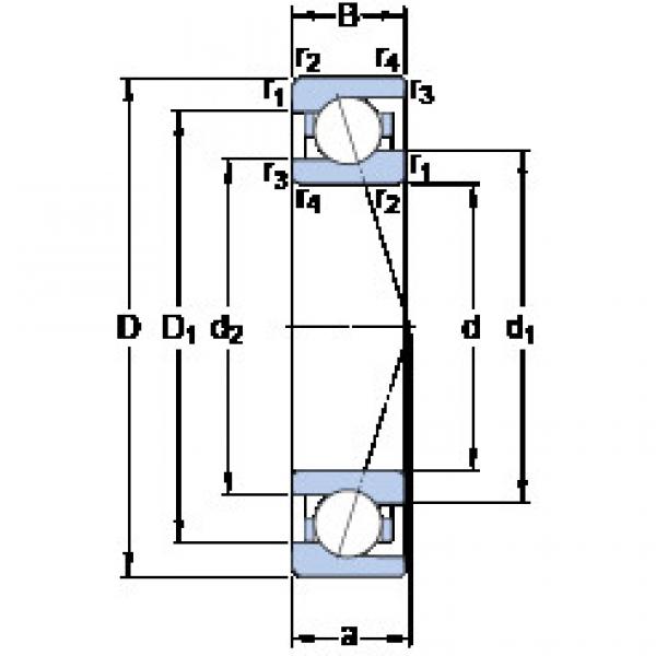 angular contact ball bearing installation 71910 ACE/P4A SKF #1 image