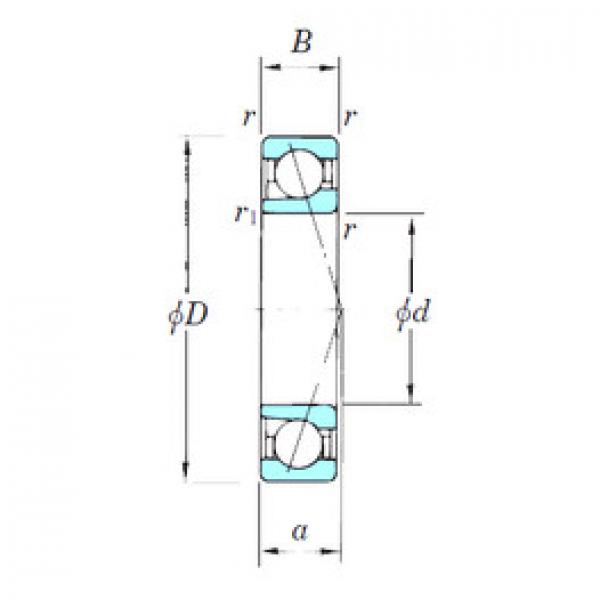 Angular Contact Ball Bearings 7210CPA KOYO #1 image