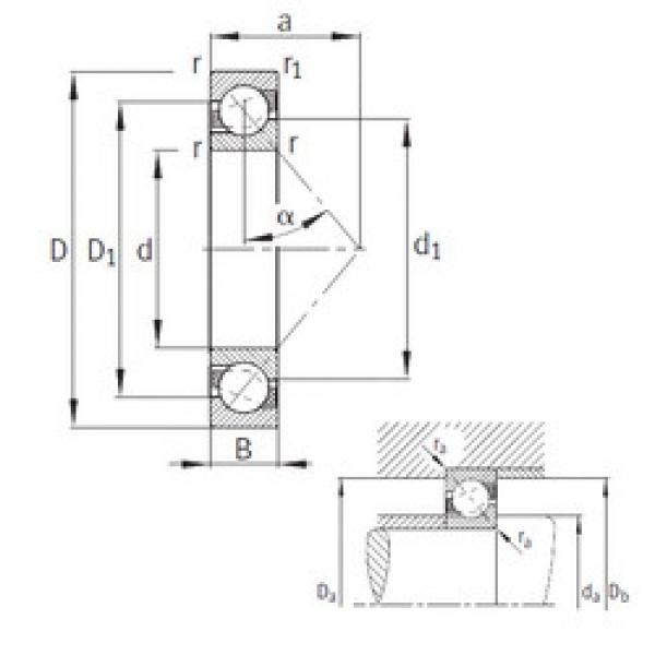 Angular Contact Ball Bearings 7234-B-MP FAG #1 image