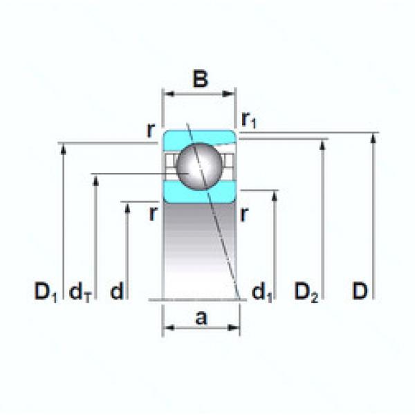 angular contact ball bearing installation 7921A5TRSU NSK #1 image