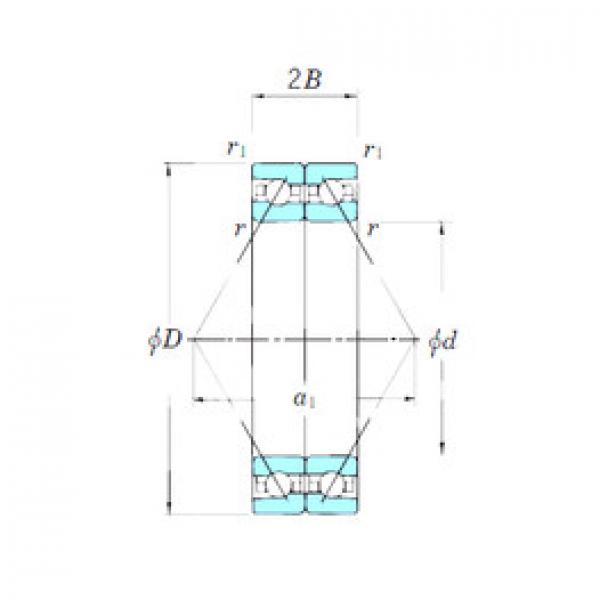 angular contact ball bearing installation ACT007DB KOYO #1 image