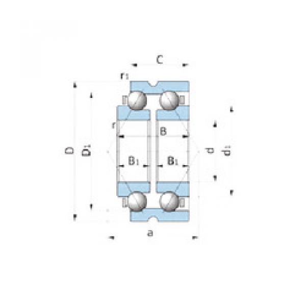 angular contact ball bearing installation BD130-16WSA NTN #1 image