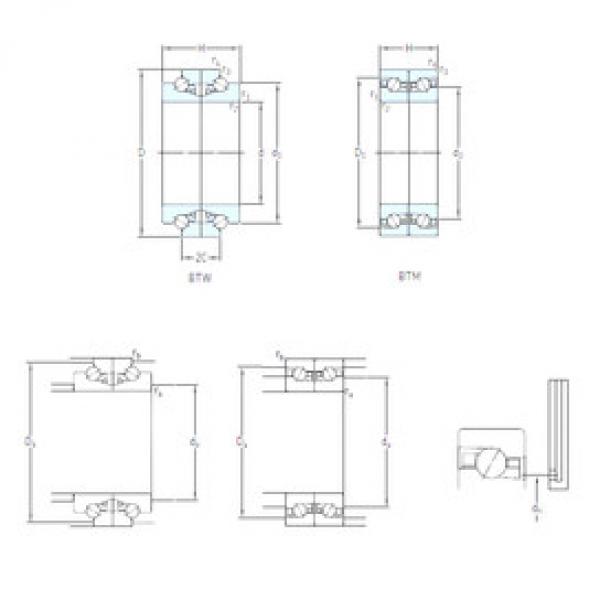 angular contact ball bearing installation BTM 100 ATN9/HCP4CDB SKF #1 image