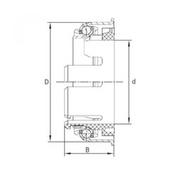 angular contact ball bearing installation F-209400 INA #1 image