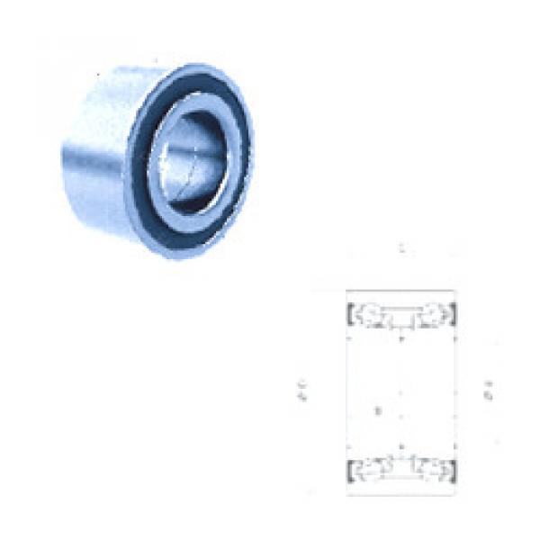 angular contact ball bearing installation PW38760043/40CSHD PFI #1 image